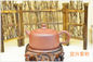 فانوس الشكل الأرجواني الطين إبريق الشاي مجموعة، الصينية ييشينغ إبريق إكو - ودية