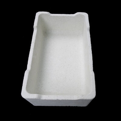 بوتقة موليت كوراندوم حرارية عالية الحرارة لحرق منتجات الفولاذ المقاوم للصدأ