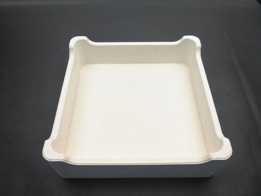 Apparent porosity 15-20 percent cordierite mullite refractory sagger designed for heat distribution and mechanical stability