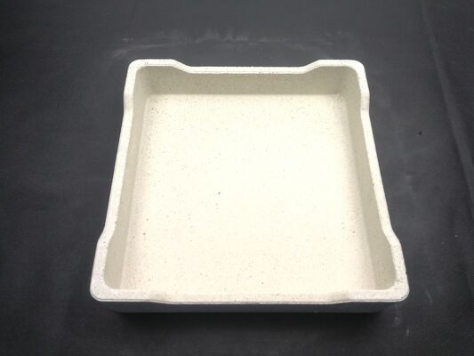 Apparent porosity 15-20 percent cordierite mullite refractory sagger designed for heat distribution and mechanical stability