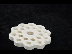 القرص السيراميكي الألومنيوم المقاوم للنيران أثاث الفرن مقاوم للارتداء كثافة عالية