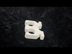 أدناه 1500 درجة ألومينا قرص السيراميك مقاومة درجة حرارة عالية لتحمية الفرن