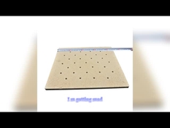 مقاومة الصدمات الحرارية 200c كورديريت الرف أبيض أو أصفر سطح غير ملمع